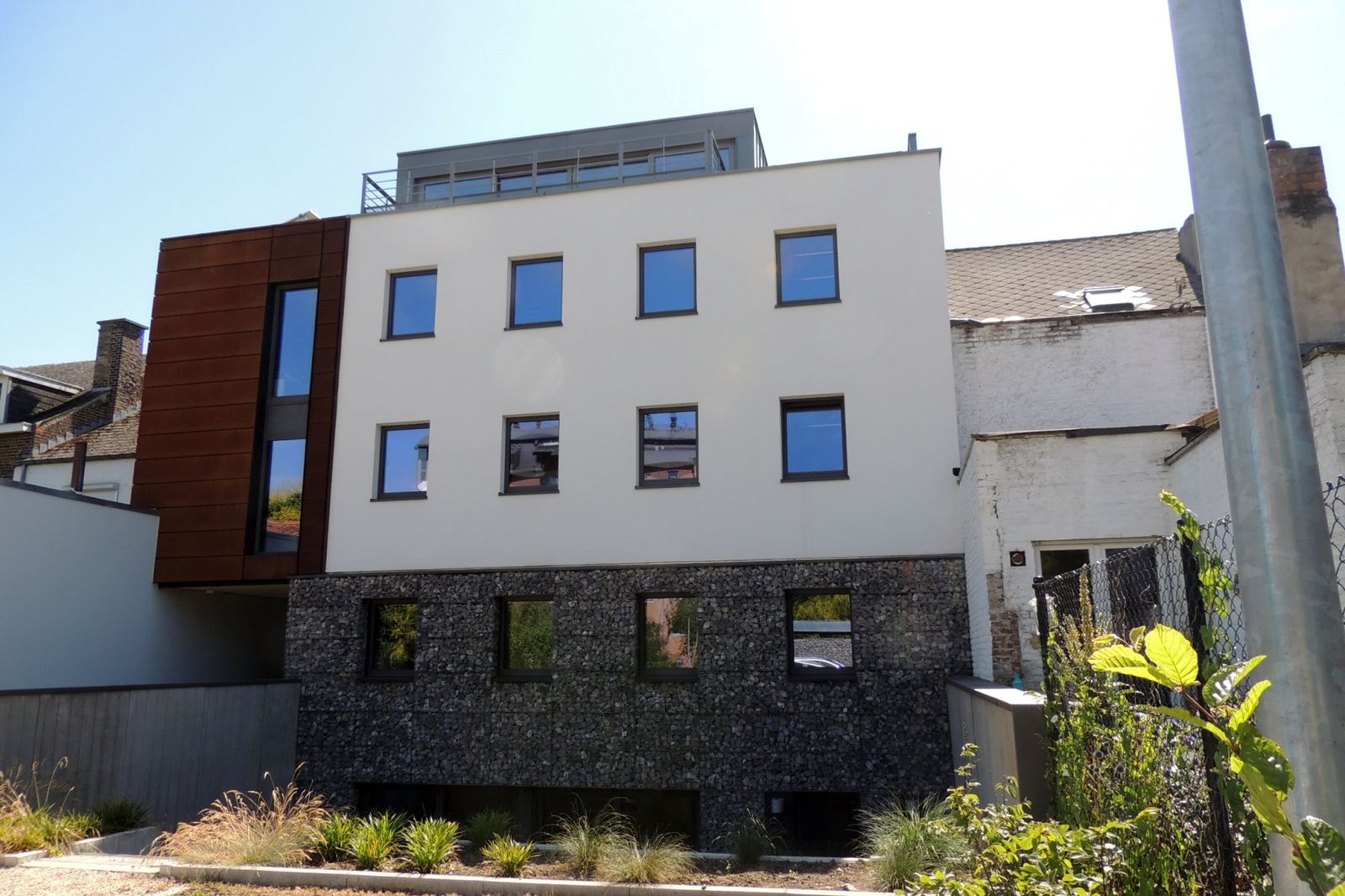 Construction d'un immeuble de bureaux passifs