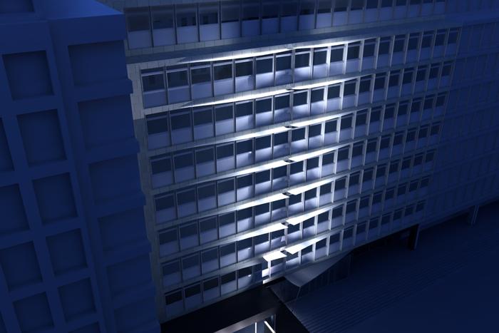 Remplacement de l'ensemble des châssis de portes et de fenêtres de façade avec intégration du siège régional au coeur du siège central, photo 3