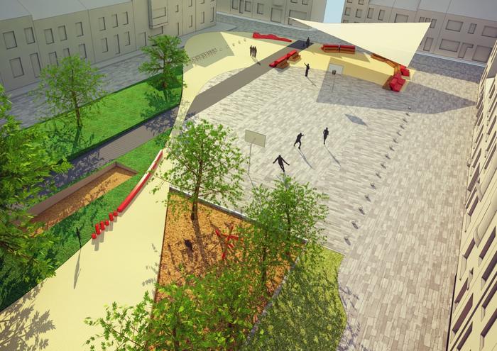Aménagement de la Place du Remblai et de ses liaisons (Rue Francisco Ferrer et Square de la Liberté) à Tubize, photo 6