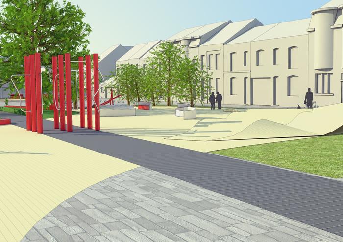Aménagement de la Place du Remblai et de ses liaisons (Rue Francisco Ferrer et Square de la Liberté) à Tubize, photo 7
