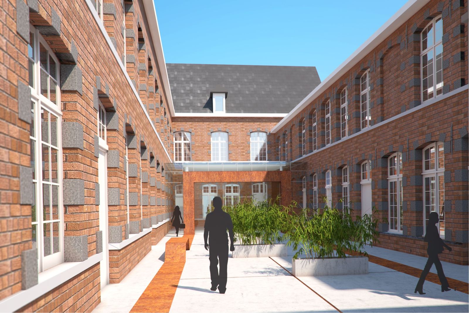 Réalisation d'un centre d'entreprises Design et d'une vitrine commerciale