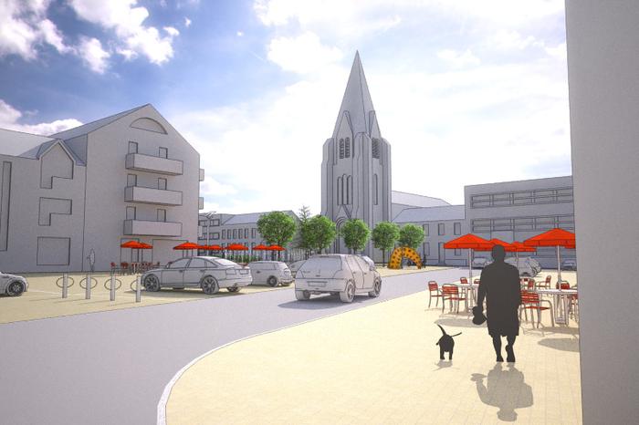 Etude d’aménagement urbain et d’architecture paysagère(+ volet mobilité) portant sur l’aménagement de la Place de La Hestre et des rues avoisinantes - Concours, photo 4