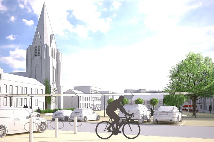 Etude d’aménagement urbain et d’architecture paysagère(+ volet mobilité) portant sur l’aménagement de la Place de La Hestre et des rues avoisinantes - Concours, photo 7