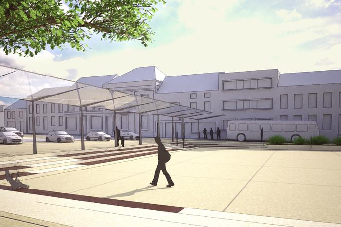 Etude d’aménagement urbain et d’architecture paysagère(+ volet mobilité) portant sur l’aménagement de la Place de La Hestre et des rues avoisinantes - Concours, photo 9
