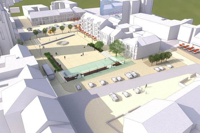 Etude d’aménagement urbain et d’architecture paysagère(+ volet mobilité) portant sur l’aménagement de la Place de La Hestre et des rues avoisinantes - Concours, photo 13
