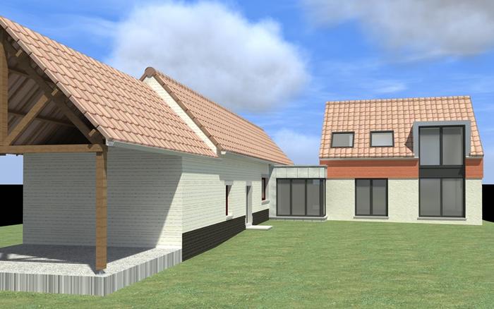 Transformation et réorganisation d’une habitation unifamiliale, photo 2