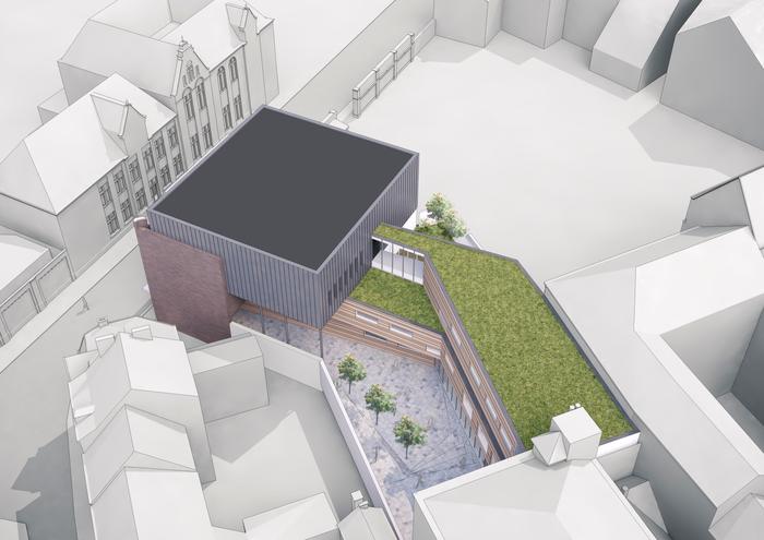 Rénovation légère des espaces d'accueil du bâtiment principal, restructuration et mise en conformité du bâtiment arrière et construction d'une annexe, photo 6