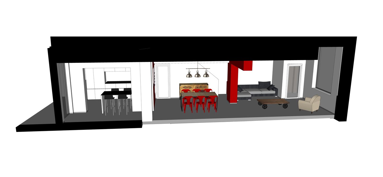 Rénovation et extension d'une habitation unifamiliale