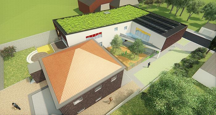 Création d’une crèche de 48 places « Les P’tits Mouchons » à Wavre, photo 2